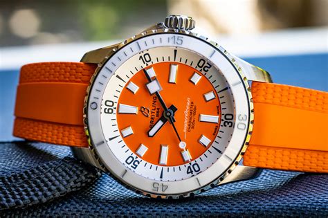 breitling superocean orange replica|pre owned breitling superocean 44.